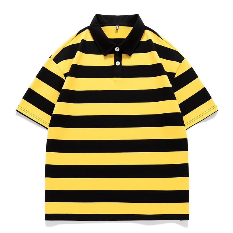 WRPCE Men s Striped Short-Sleeve Polo T-Shirt XL