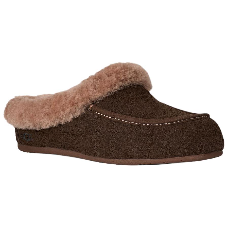 UGG Ansley Fashion Slip-On Gummisohle Abriebfest Geschlossene Zehen Hausschuhe Damen Hausschuhe Braun 1171391-DDC