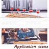 Clear Acrylic Router Template Four Glencairn Whisky Glass Flight Paddle Board Beer Flight Template Woodworking Router Template