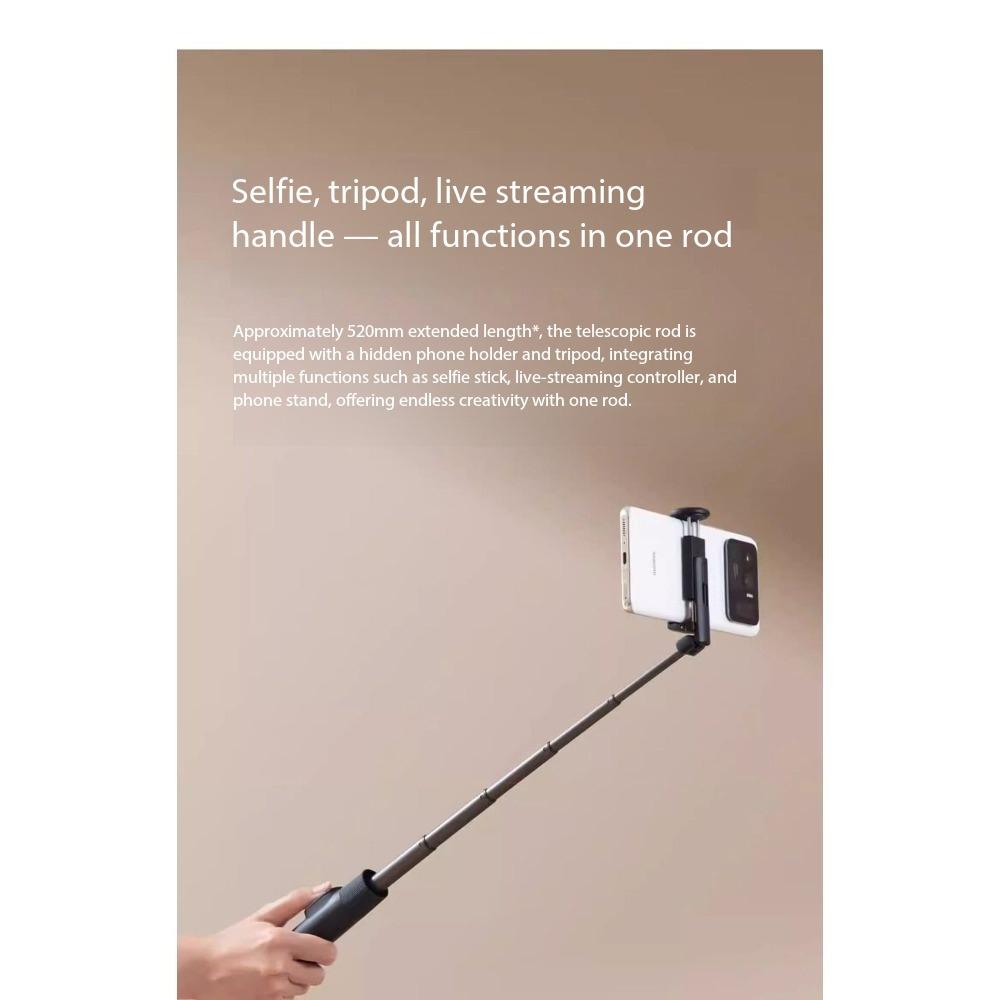 Mini Edition Xiaomi Stylus Selfie Stick - Bluetooth Camera Functionality Multi-Purpose Portable Travel Live Streaming Mobile Tripod