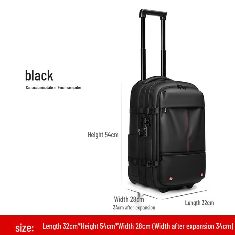 Деловой туристический рюкзак-тележка мужской Lishen