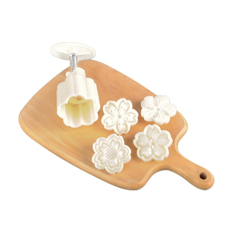 Hand Pressure Various Fondant Mooncake Mould Press Cookie Cutters Baking Tool 1