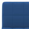 Bar Stool Set of 2 Blue Velvet