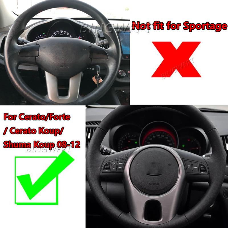 BINGWFPT Car Steering Wheel Switch Volume Cruise Button 967002K000 For Kia Cerato / Forte / Cerato Koup / Shuma Koup 2008-2012