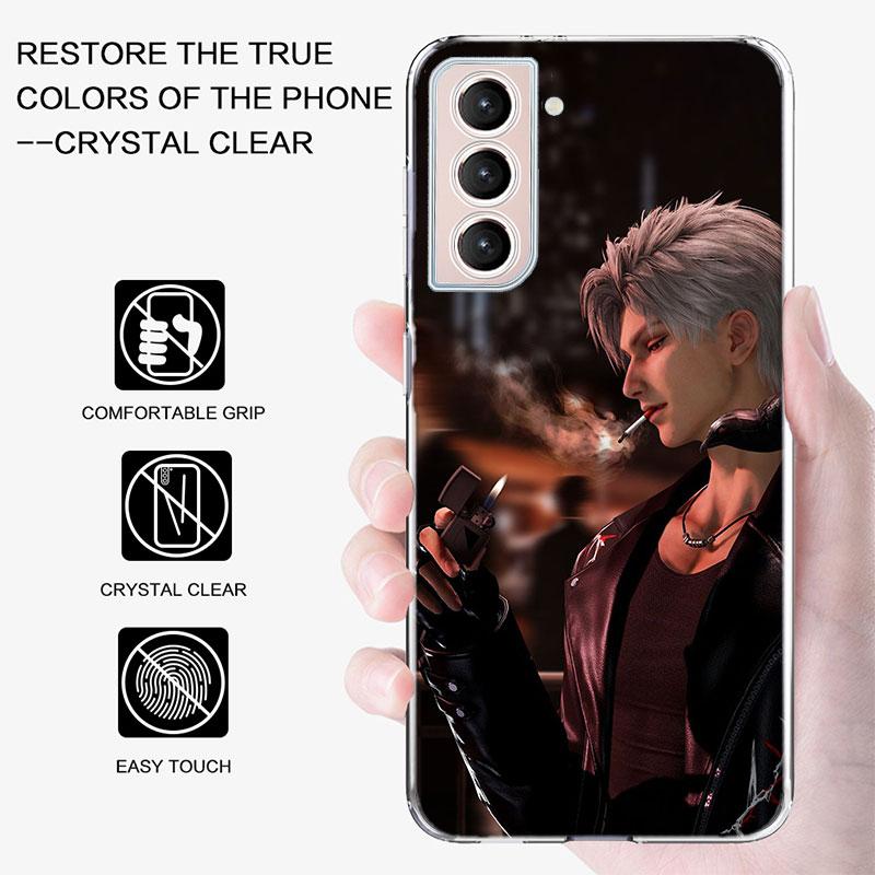 Love And Deepspace Sylus Phone Case For Samsung A16 A26 A36 A56 A17 A15 A25 A35 A55 A14 A24 A34 A54 A04S A05S Galaxy Note 20 10