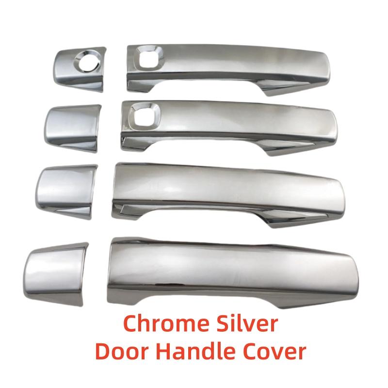 Car Carbon Door Handle Cover Protector For Toyota Land Cruiser FJ200 LC200 2008 2009 2010 2011 2012 2012 2014 2015 Paste Style