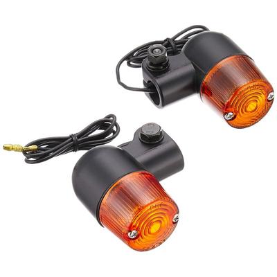 Small Winkers #680 35 X55mm Aluminum Die-Cast Universal Black/Amber (2pcs) 219-5075