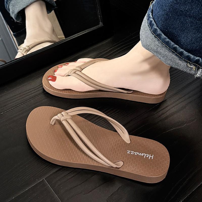 

Женские нескользящие летние шлепанцы - Модные, износостойкие пляжные сандалии 37 (runs small) коричневый