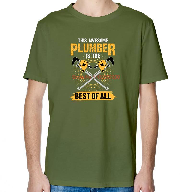 Plumber Gas Pipe Pipefitter Graphic T Shirts Fashion Summer Tees Tops Cotton New Shirts And TShirts Unisex Round Neck TShirt