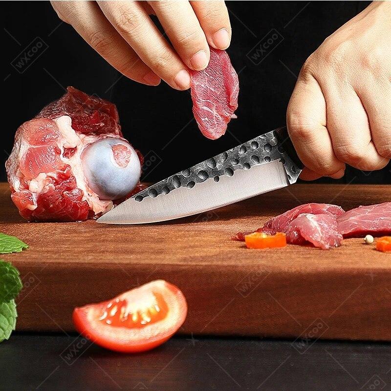 Professional Japanese Knife Meat Cleaver Bone Cleaver Forging Knife Stainless Steel Kitchen Knife Cooking Tools Boning Knife