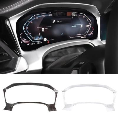 Stil Fibră de Carbon Autocolant Cadru Bord Consola Centrală Instrumente Auto Potrivit Pentru BMW Seria 3 G20 G28 - Interior Auto