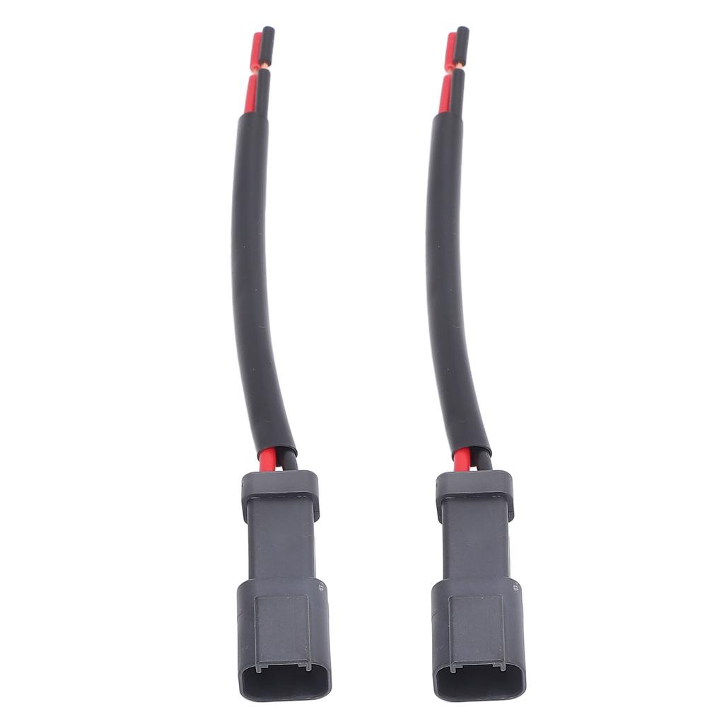 1 Pair 2 Pin DT Connectors Rubber Copper Waterproofing DT Electrical Wire Connector Wiring Harness for Car Trucks Boats