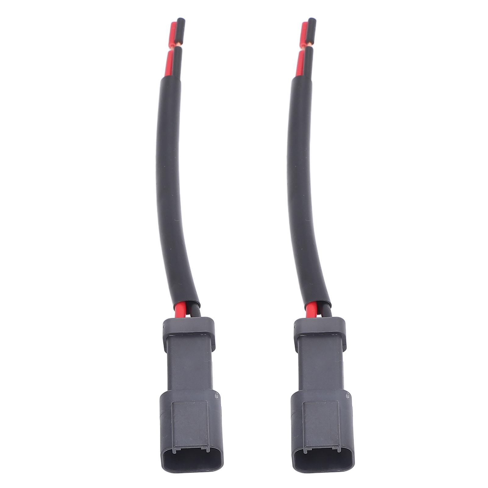 

1 Pair 2 Pin DT Connectors Rubber Copper Waterproofing DT Electrical Wire Connector Wiring Harness for Car Trucks Boats