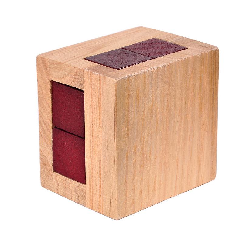 Toys Kids Childrens Wooden Magic Box Puzzle Luban Lock Learning Educational Intellectual IQ Challenge Games Brain Teaser For Adults