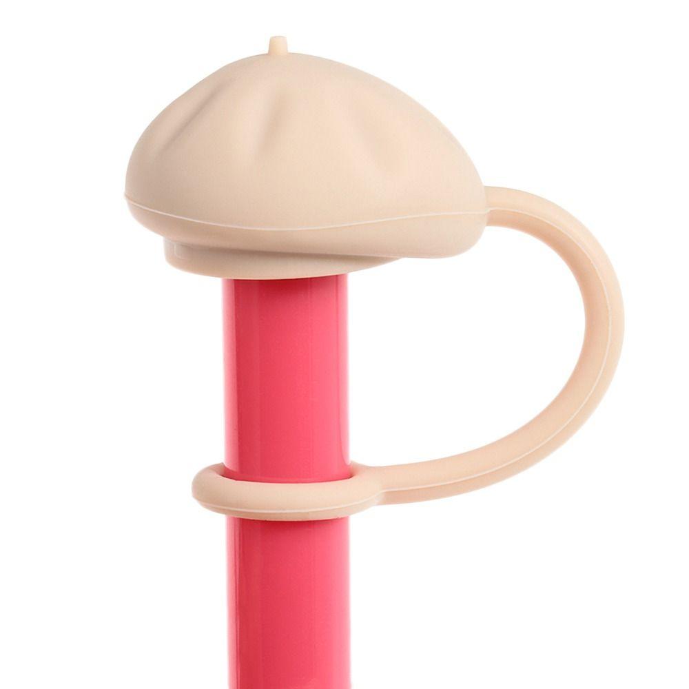 Dustproof Splashproof Straw Cover Reusable Silicone Straw Covers Cap  Cup Accessories