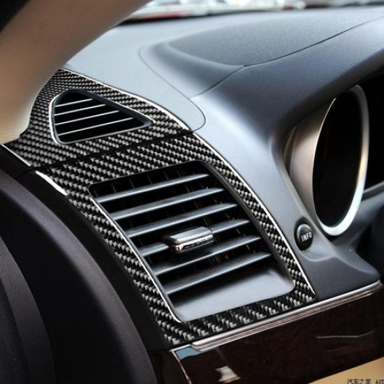 4Pcs For Mitsubishi Lancer / EVO X 2008-15 Carbon Fiber Side Air Condition Cover