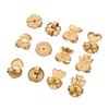20pcs/lot Gold Color Flower Heart Stainless Steel Earring Studs Ears Hook Backs Stopper For Jewelry Making Earring Stoppers