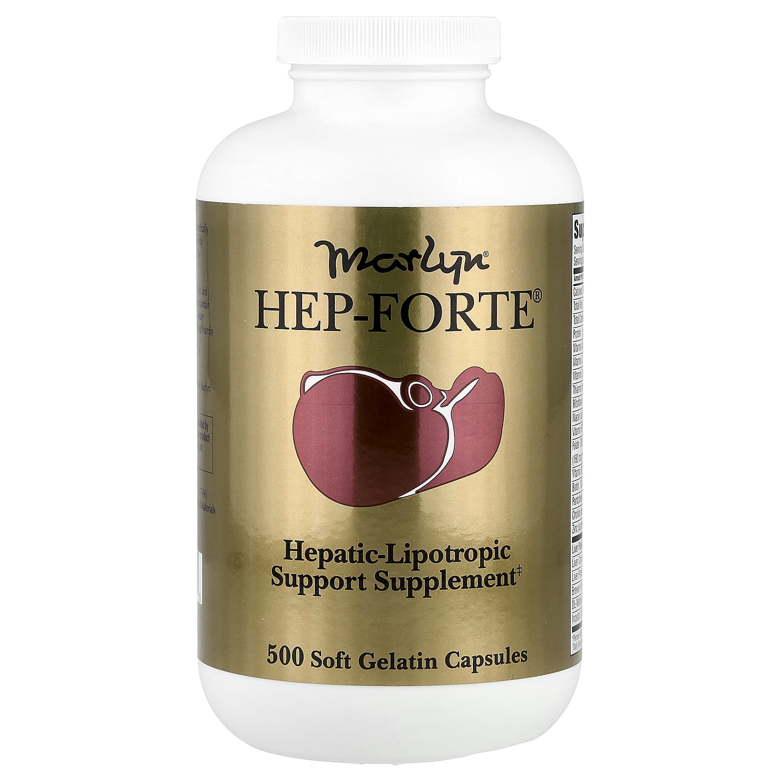 

Marlyn, Hep-Forte, Soft Gelatin Capsules 500
