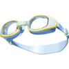 Kids' Waterproof Anti-Fog Swim Goggles with Cap - Medium To Large Fit, Small Frame, High Definition Professional Set.