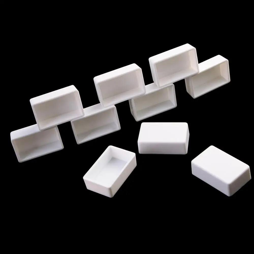 Small White Empty Plastic Paint Pan Square Plastic Watercolor Paint Pans  DIY Paints Box