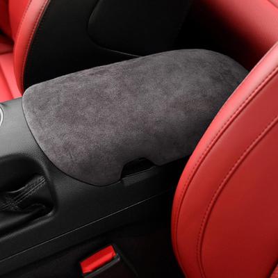 Console Armrest Cover, Arm Cushion, Anti Scratch for ,Soft Suede Cover Decors