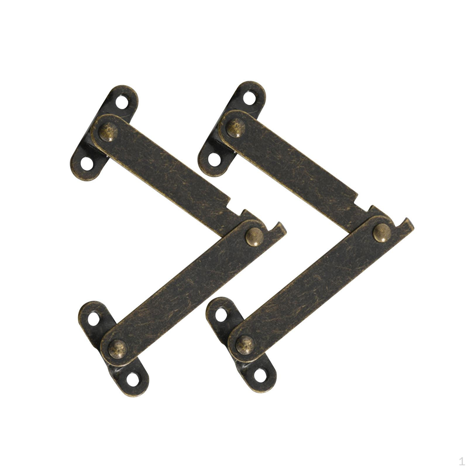 

2 шт. Петли для поддержки складывания крышки, демпферные петли, удерживающие клапан для шкафа 114x31mm