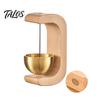Entry Doorbell, Magnetic Hanging Bell, Solid Wood Metal Wind Chime, Crisp Sound Wood Door Chime for Home Shop Studio Doors Decoration
