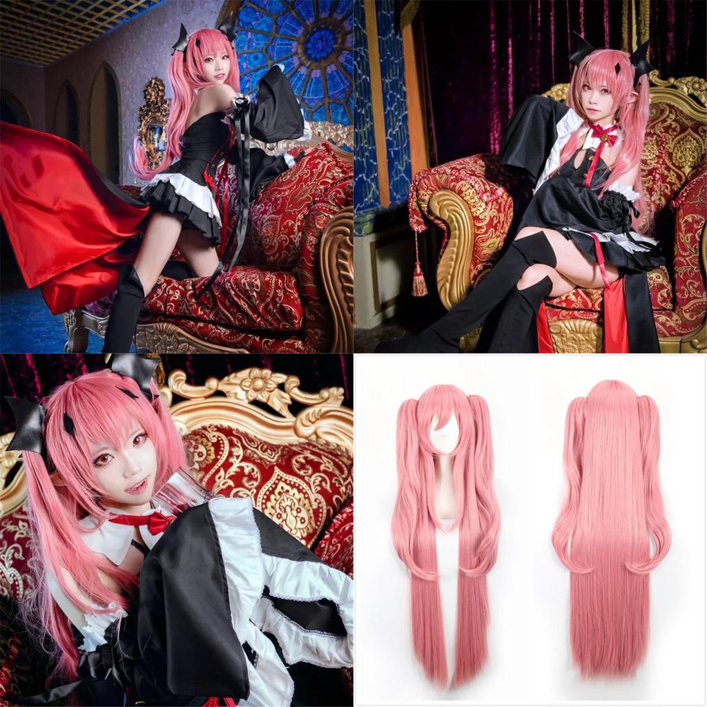 Elegant Seraph Of The End Krul Tepes Vampire Cosplay Costume Dress In Black