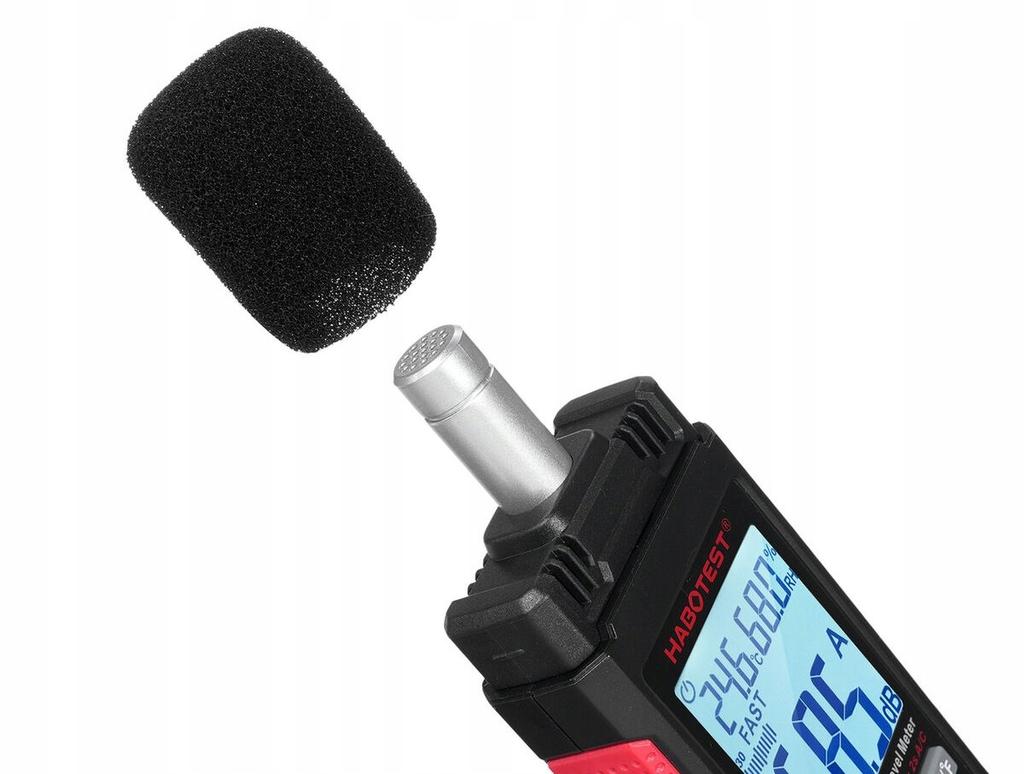Decibelmetersound Metersound Noise Meter Quick Temp Humidity Measurement