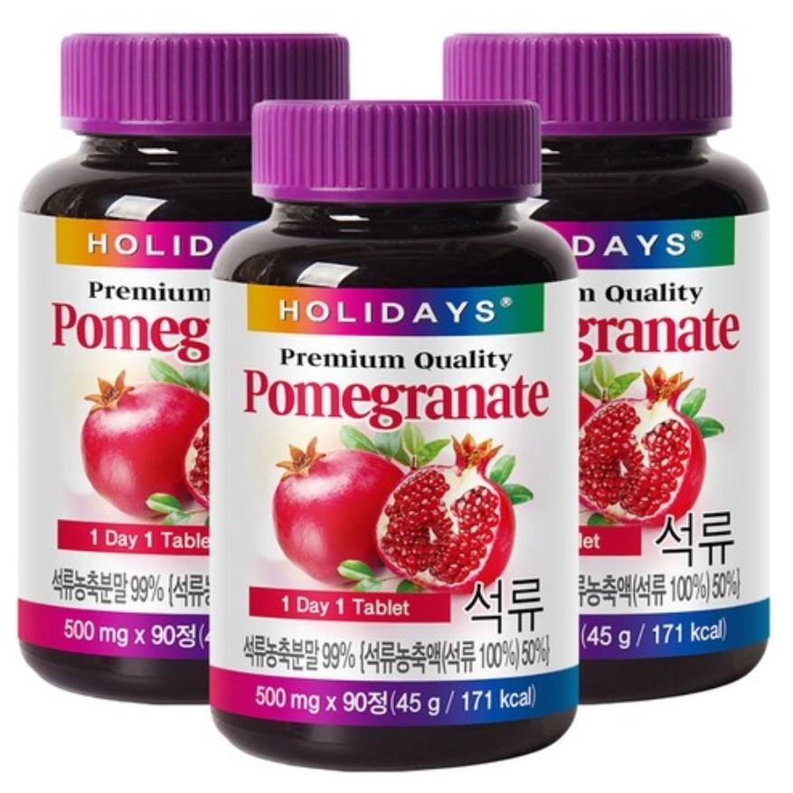Holidays Premium Pomegranate (1Unit 90tablets 45g) Korean essential health food