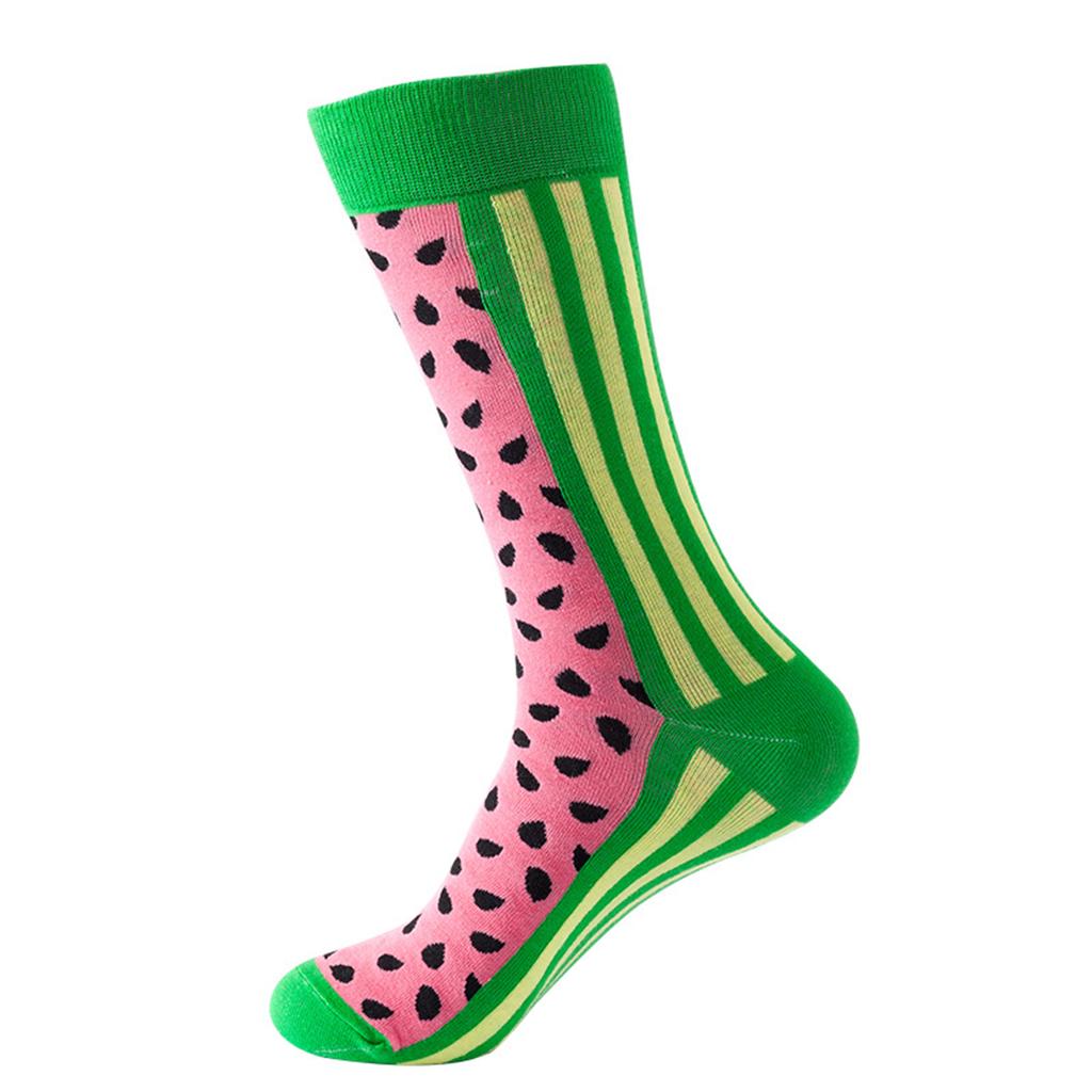 Women's Mid Tube Socks, Trendy Socks, Women's Casual Cartoon Pattern Socks