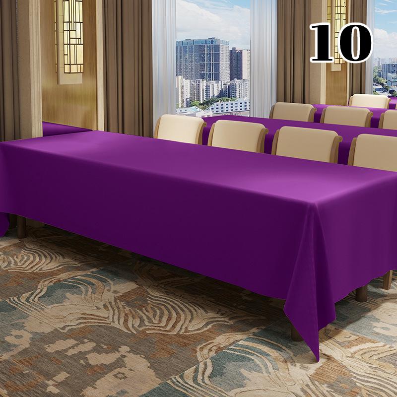 Thickened Waterproof Conference Tablecloth Reusable Rectangular High-end Exhibition Activity Table Cloth Table Skirt Table Cover