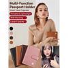 High Quality Travel Wallet Anti-Theft Water-Resistant Multi-Compartment Passport Holder Portable Document Organizer
