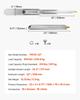 1 Pair 18-60 in Soft-Close Drawer Slides Ball Bearing Full Extension
