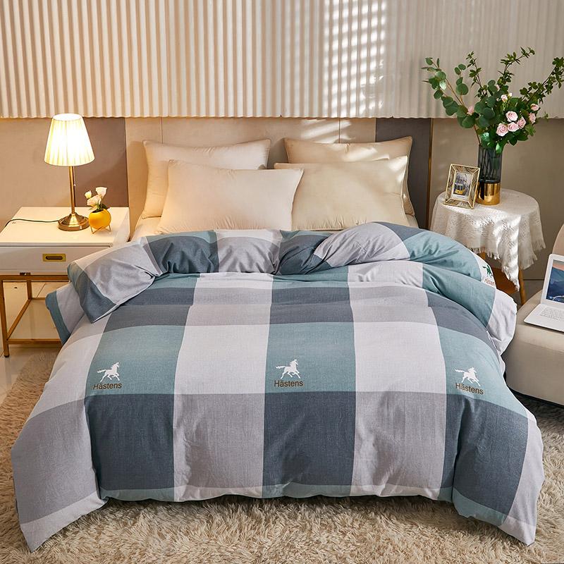 1Pc Boho Geometric Pattern 100% Cotton Duvet Cover Thicken Quilt Cover with Zipper Soft Comfortable Bedding for Kids Boys Girls