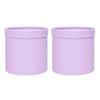 Two Tiny Floral Display Buckets Sturdy Base Gift Wrapping Boxes For Artistic Arrangements Home Or Office Decoration Use