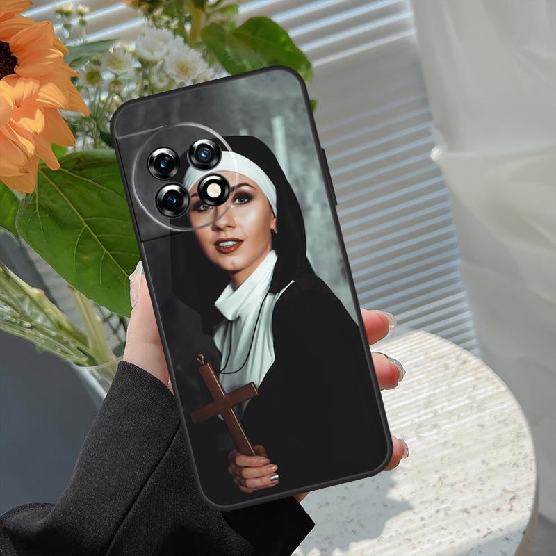 Sister Style Nun Sexy Girl Case For OnePlus Nord 5 CE 2 3 4 Lite N20 N30 OnePlus 13T 13R 15 13 12 11 10 10T 8T 15R Cover