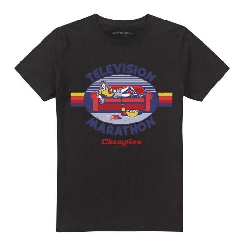 Steven Rhodes Unisex Adult Television Marathon Champion T-Shirt