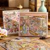 Tang Dynasty 3D Cabin Stickers Ancient Shop Theme Scene Sticker Book  Gift Giving