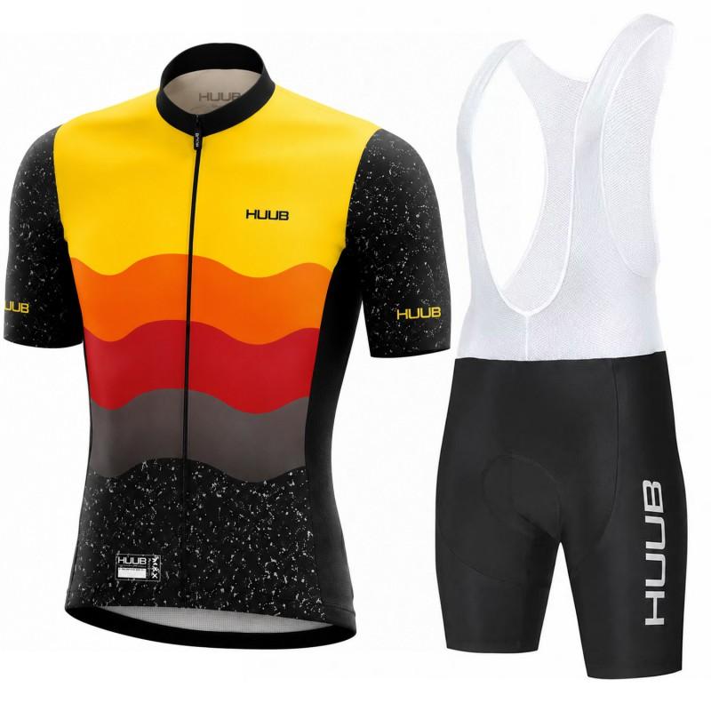 HUUB Team Cycling Jersey Short Sleeve Quick Dry Breathable Bike Shirt Road Mountain Biking Use