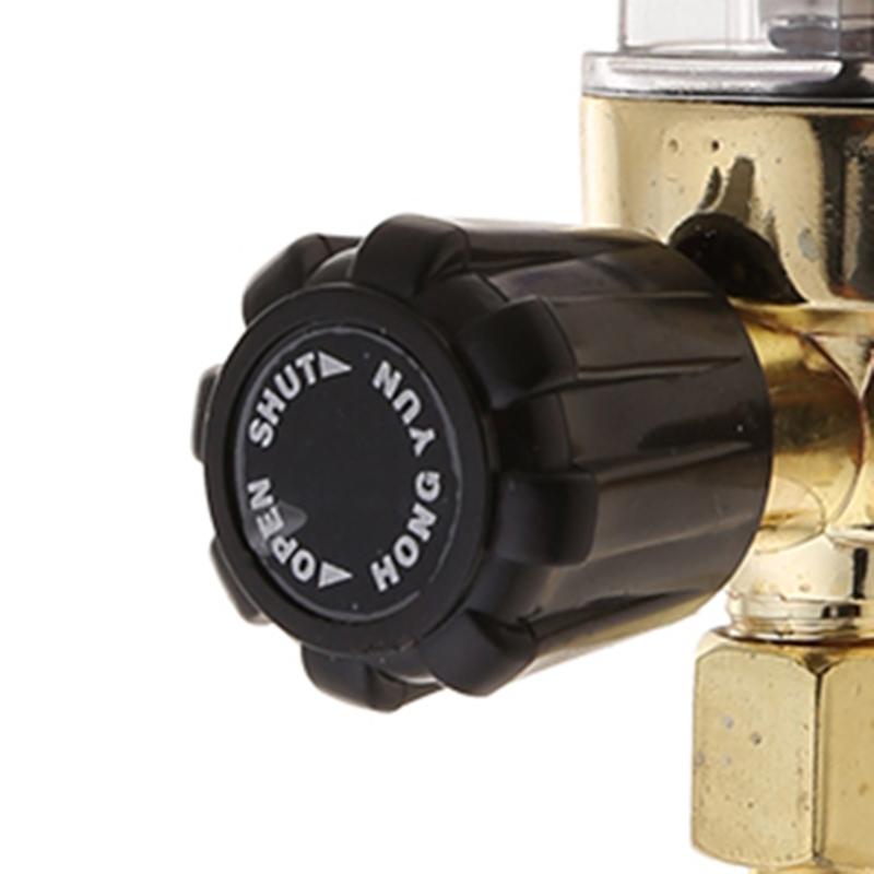 Gas Regulator Gauge 1/4PT Thread Argon/CO2 Mig Tig- Meter Welding Accessory for Welding Machine Durable