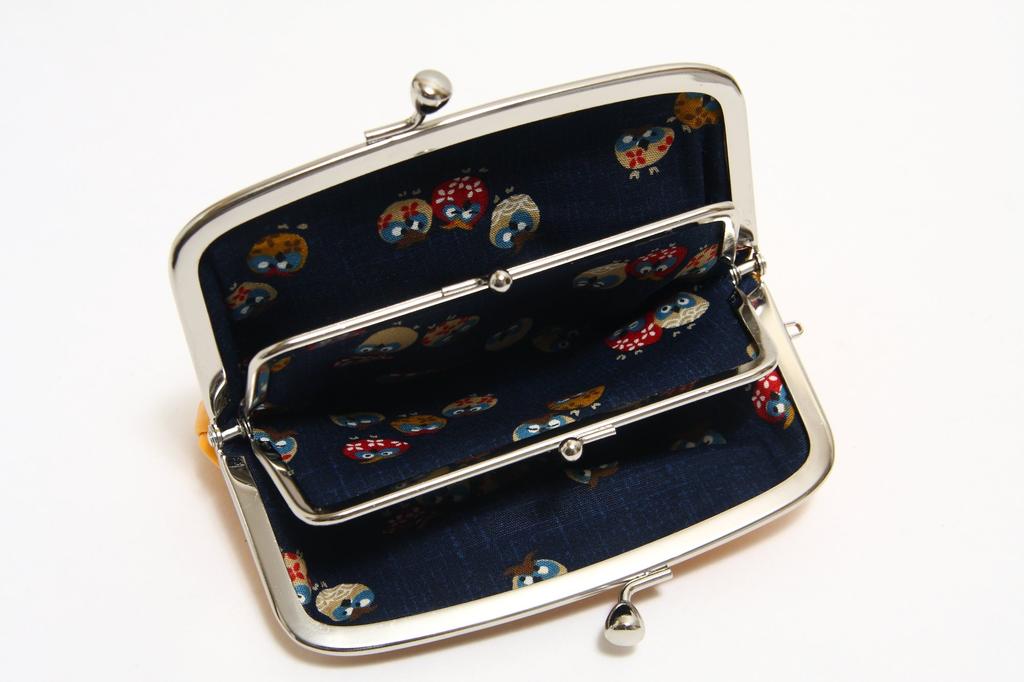 Hasegawa Owl Cowhide Made in Yellow Wallet, Yodogawa-dyed Alkane-dyed Leather, Japan,