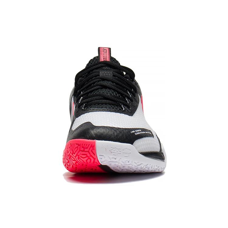 New LiNing Flying Close To The Ground SE Cushioning Breathable Low Top Badminton Shoes Unisex Black White AYZS014-1