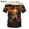 Cute Rabbit T Shirt Men 3D Printing Funny Kids Animal T-Shirt Harajuku Fashion Womens Clothing Tee Shirts Summer Casual y2k Tops