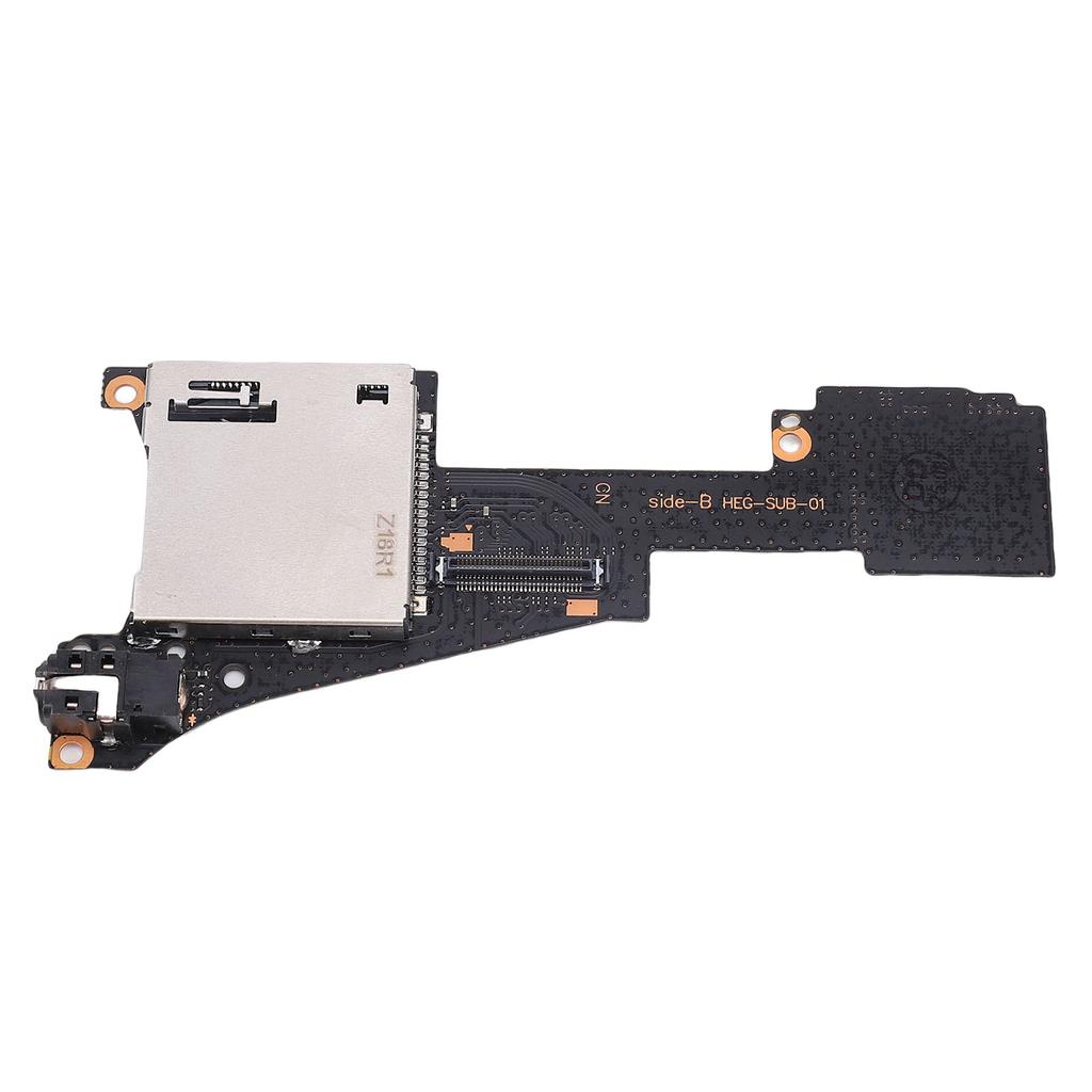 Card Reader Replacement for     HEG-001 Console Game Card Read   Memory Card Slot PCB Module with Headphone  