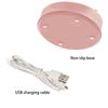 ABWR-Pink Flower LED Table Lamp Cute Adjustable Touch Rechargeable Battery Night Light For Dorm Reading Light