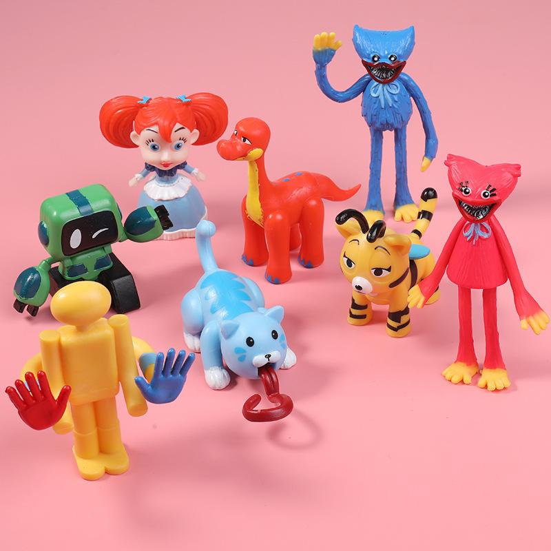 Cross-border new class kindergarten figure model 8 class garden monster toy doll ornament