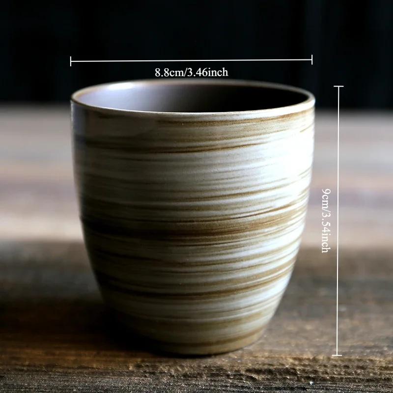 Restaurant Kiln Coffee Cup Japanese Stoneware Mugs Coffee Cups Large Water Cup Japanese Simple Gradient Mug Drinkware Kitchen