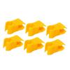 10 Pezzi Clip Fibbia Palo Bandiera Allenamento Calcio Esterno Connettore Palo Bandiera Scooter in Plastica