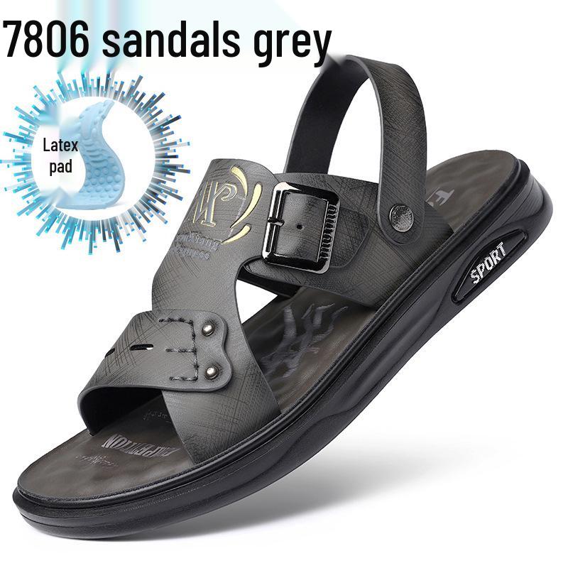 

Men s Plus Size Dual-Use Soft Sole Flip-Flops & Beach Sandals 41